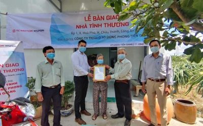 HYUNDAI TIỀN GIANG TRAO TẶNG NHÀ TÌNH THƯƠNG