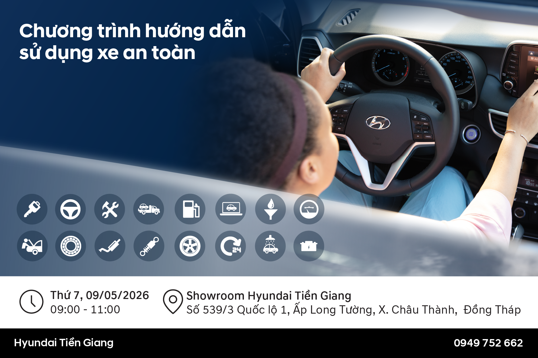 CHƯƠNG TRÌNH HƯỚNG DẪN SỬ DỤNG XE AN TOÀN
