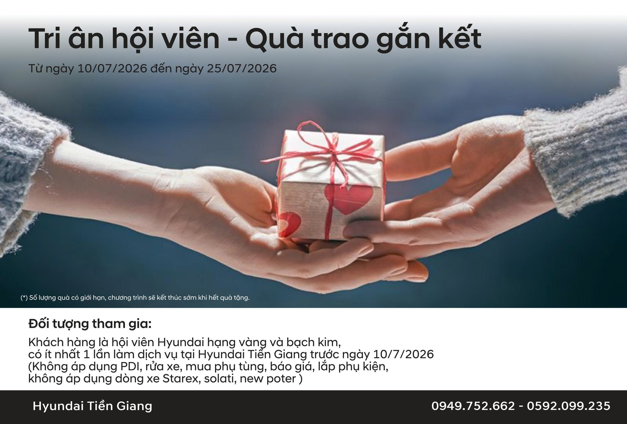 Cảm ơn sau tri ân TRI ÂN HỘI VIÊN- QUÀ TRAO GẮN KẾT